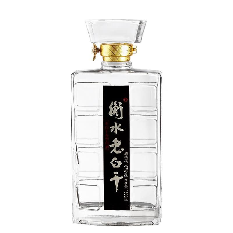  晶白酒瓶-001  