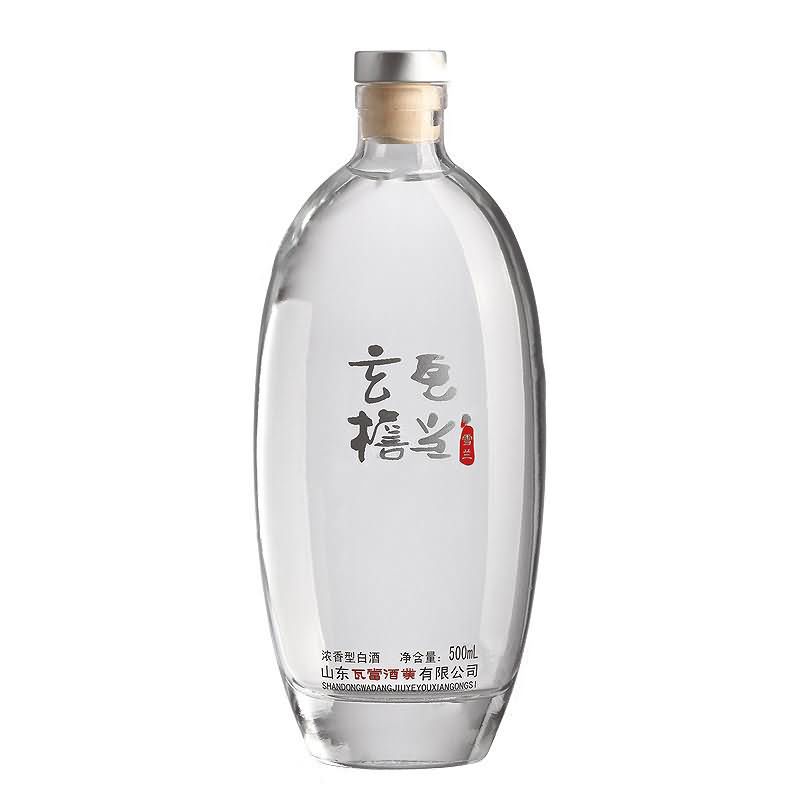  晶白酒瓶-003  
