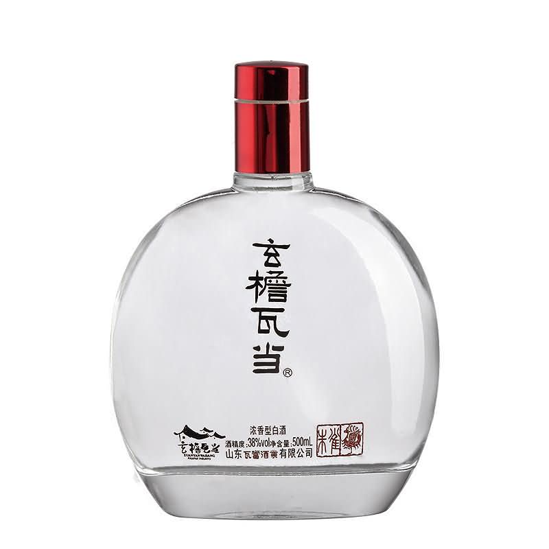  晶白酒瓶-006  